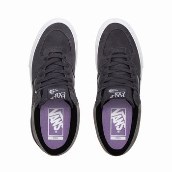 Damske Kotnikove Tenisky Vans Half Cab Pro Tmavo Siva VA31SYQPN